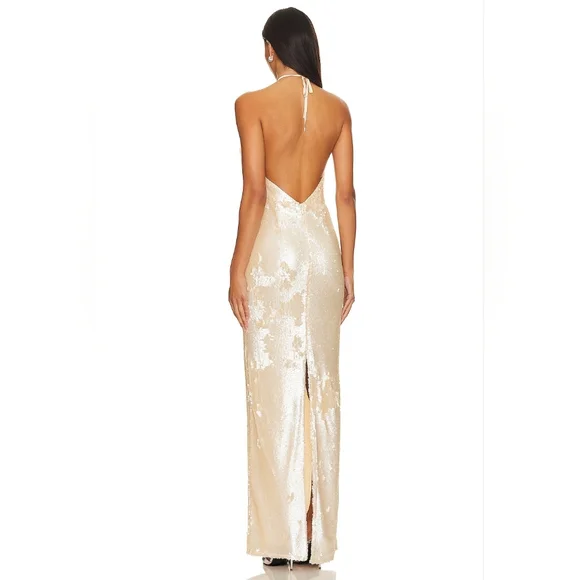 Lovers and friends X Rachel Lilium Gown Maxi Dress Size Small